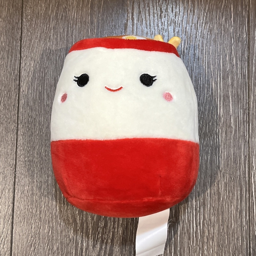 KellyToys Jazwares Squishmallow Plush Snack Raisy the Ramen Bowl 8"
